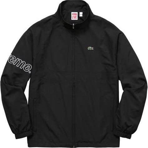 supreme x lacoste track jacket replica|Supreme Lacoste Track Jacket Black Men's .